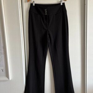 Karl Lagerfeld Paris | Black Wide Leg Dress Pants